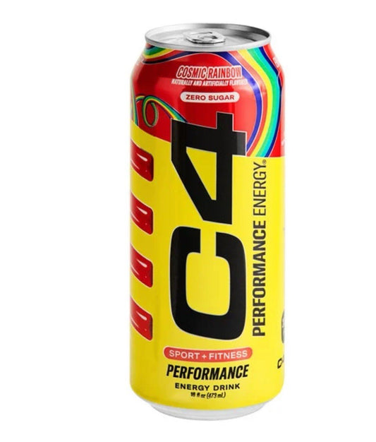 Cellucor C4 Energy Drink Cosmic Rainbow 16oz 12-Pack Zero Sugar