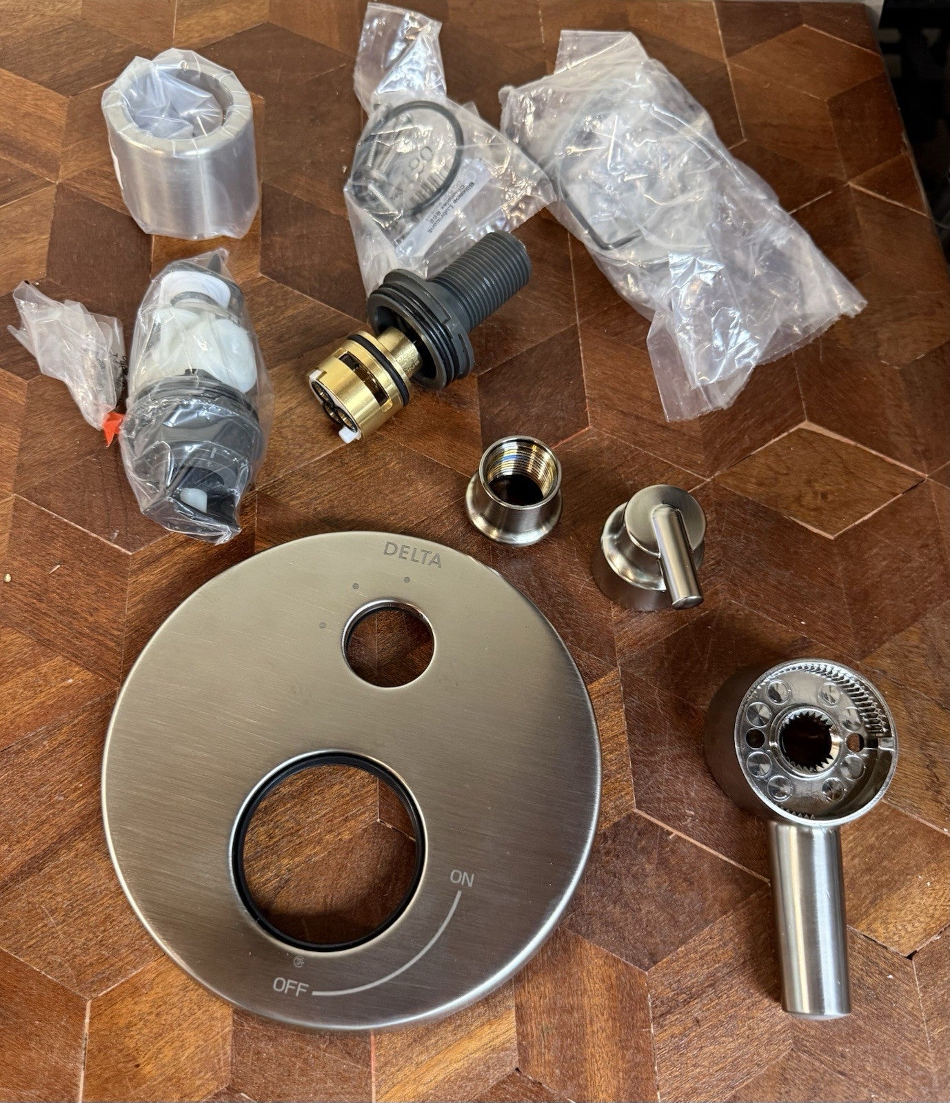 Delta T27859‑SS Trinsic Valve Trim – Volume Control + 3‑Setting Diverter