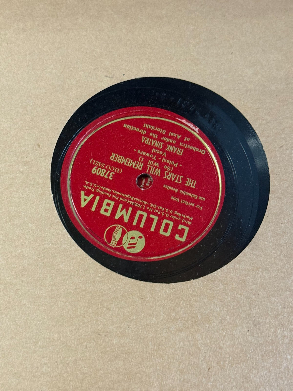 Frank Sinatra Columbia C-167 78 RPM 10" Shellac Xmas Record Set 1940s Vtg
