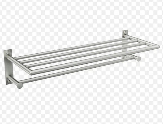 Moen Arlys Y5794BN Brushed Nickel 24” Towel Shelf – Modern Bath Storage
