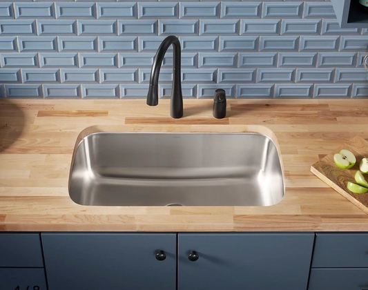 KOHLER Sterling McAllister 11600‑NA – 29½″×18½″ Undermount Single‑Bowl Stainless