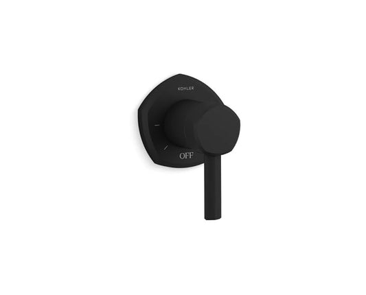 Kohler Occasion K-T27041-4-BL Volume Control Trim Matte Black No Valve