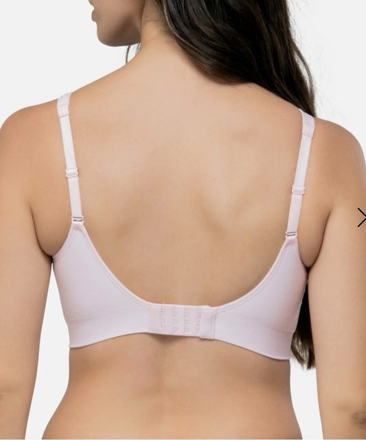 Underoutfit The Comfort Shaping Bra w/ adjustable straps 459- size Large pink-a