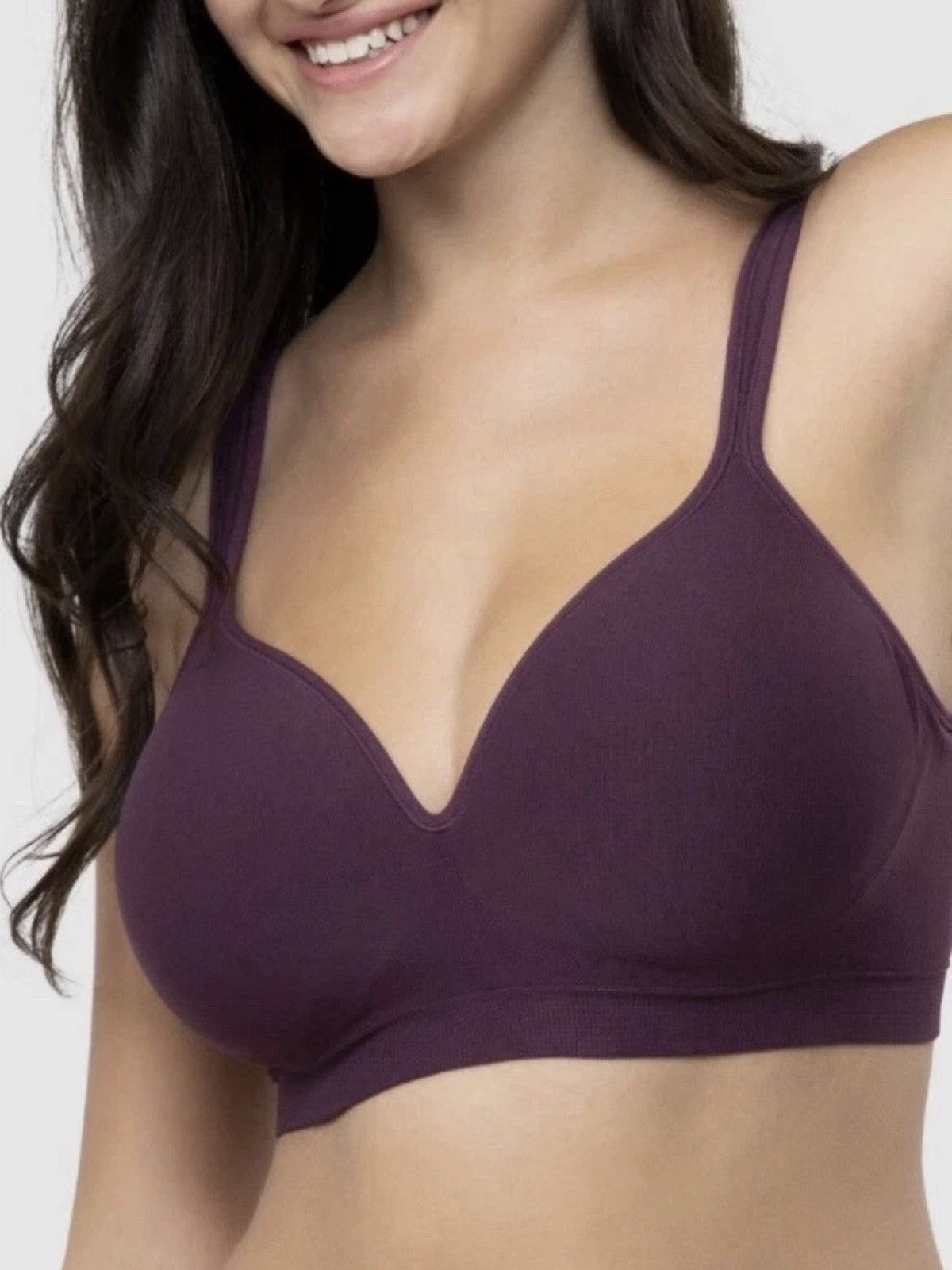 Underoutfit- 460 The Perfect Neckline Bra, size XL Plum