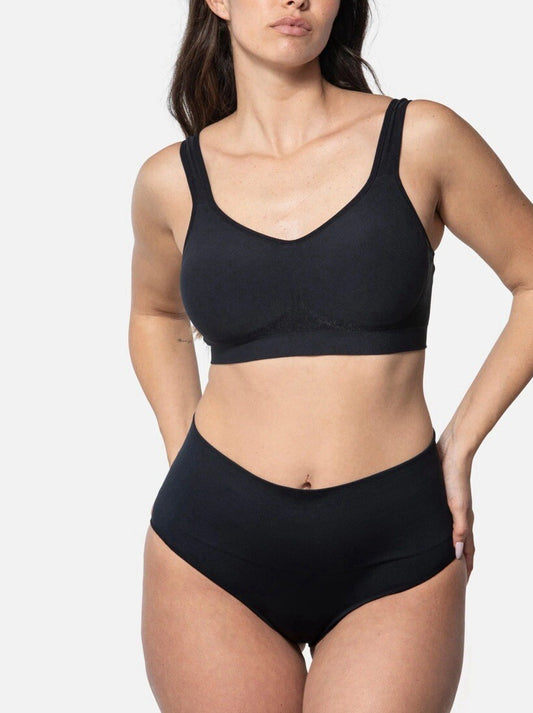 Underoutfit Smoothing at Waist Brief - 308, size med - black