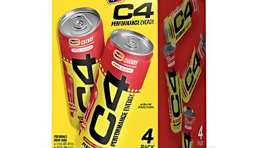 Cellucor C4 Energy Drink Popsicle Cherry 16oz 12-Pack Zero Sugar