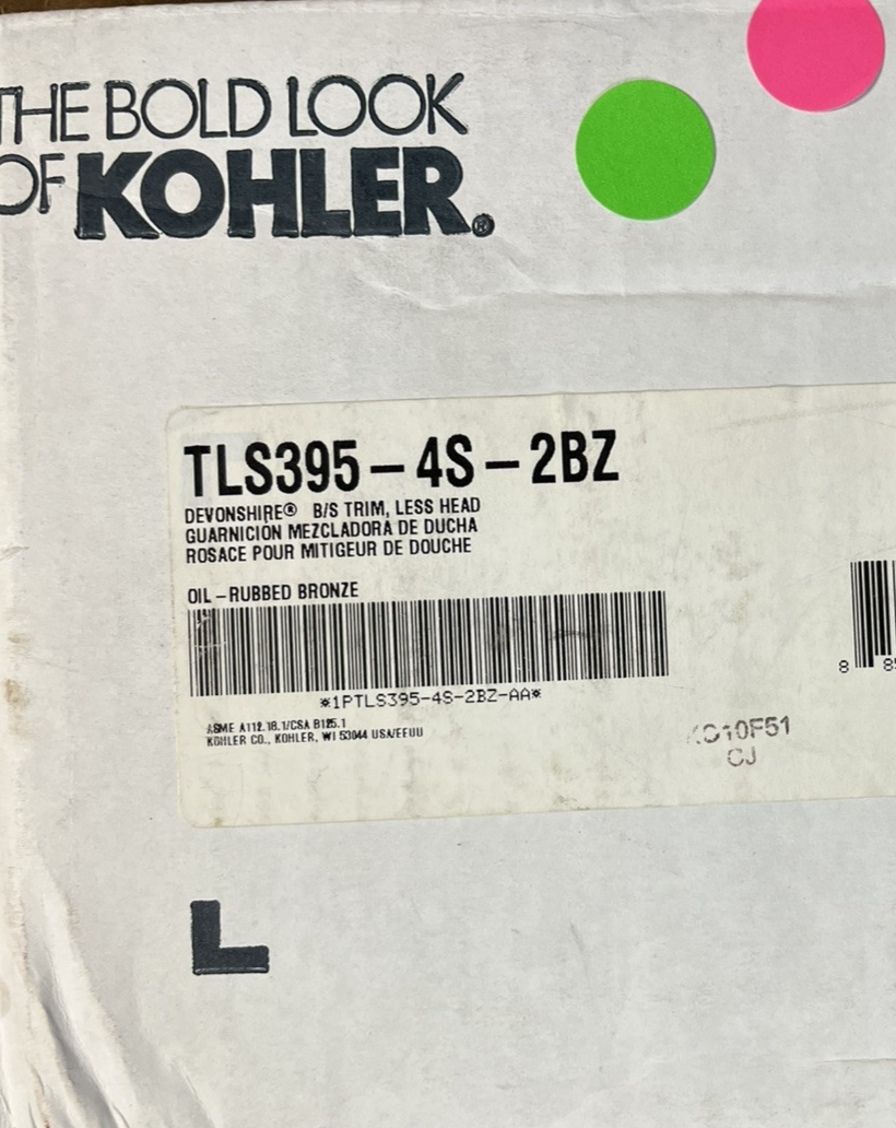 Kohler K-TLS395-4S-2BZ Devonshire Shower Valve Trim Brushed Bronze 🚿✨