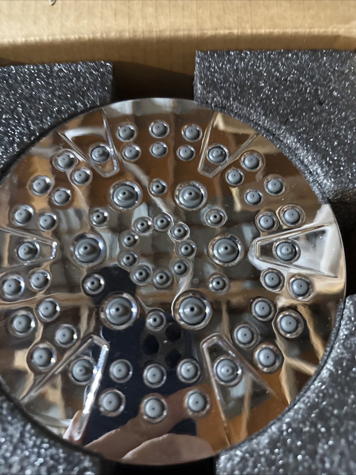 DELTA FAUCET -faucet 5-Spray Chrome Shower Head, Shower Head Chrome,