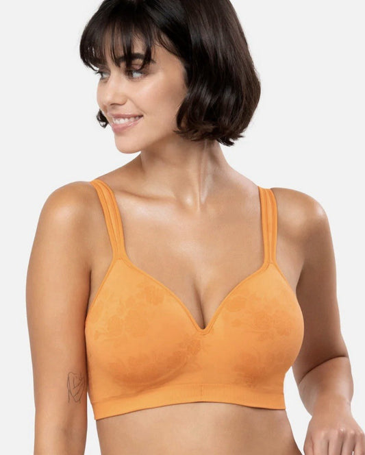 Underoutfit- 460 The Perfect Neckline Bra, size Small Orange