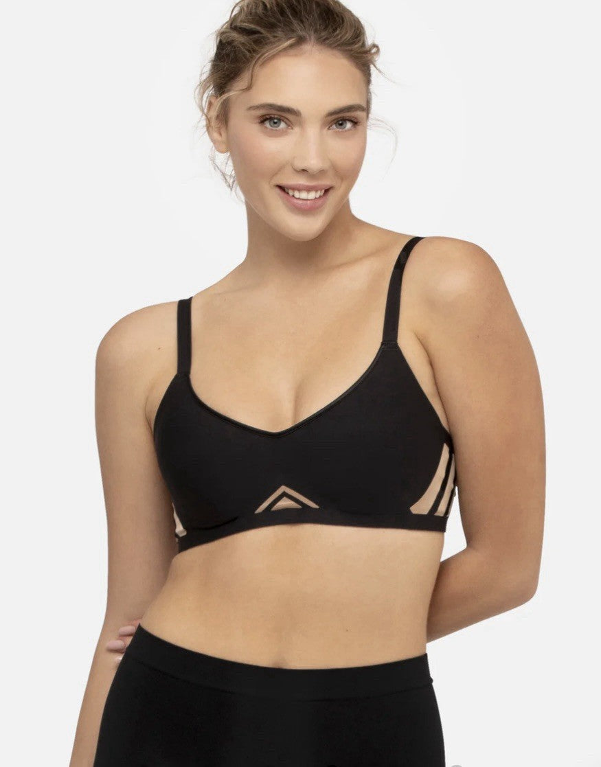 NEW STYLE -Underoutfit The Pureshape /2 Bra - 1277  Size M, Black coffee