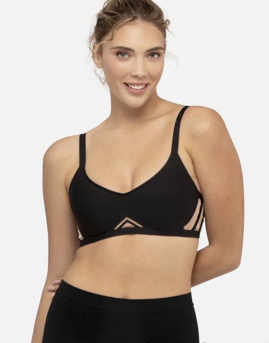 NEW STYLE -Underoutfit The Pureshape /2 Bra - 1277  Size M, Black coffee