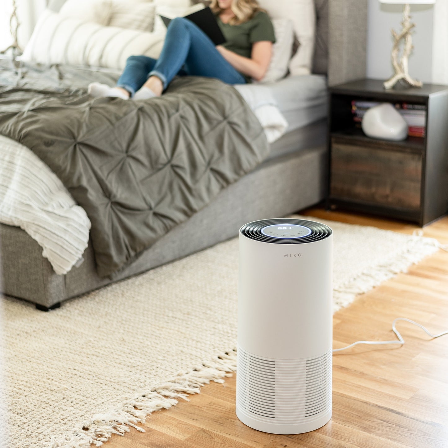 Air Purifier for Home Large Room, H13 HEPA Filter Cleaner for Allergies and Pet 