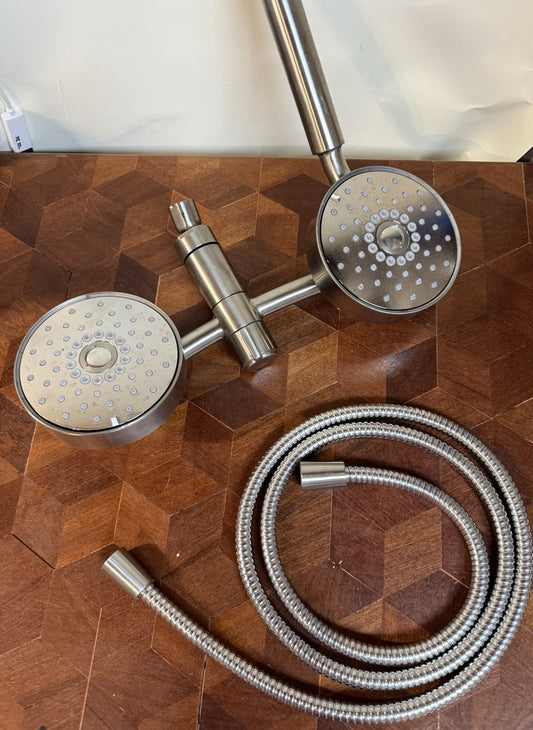 Kohler Purist Dual Shower Head 2-in-1 Kit, Brushed Nickel – Scratch/Dent