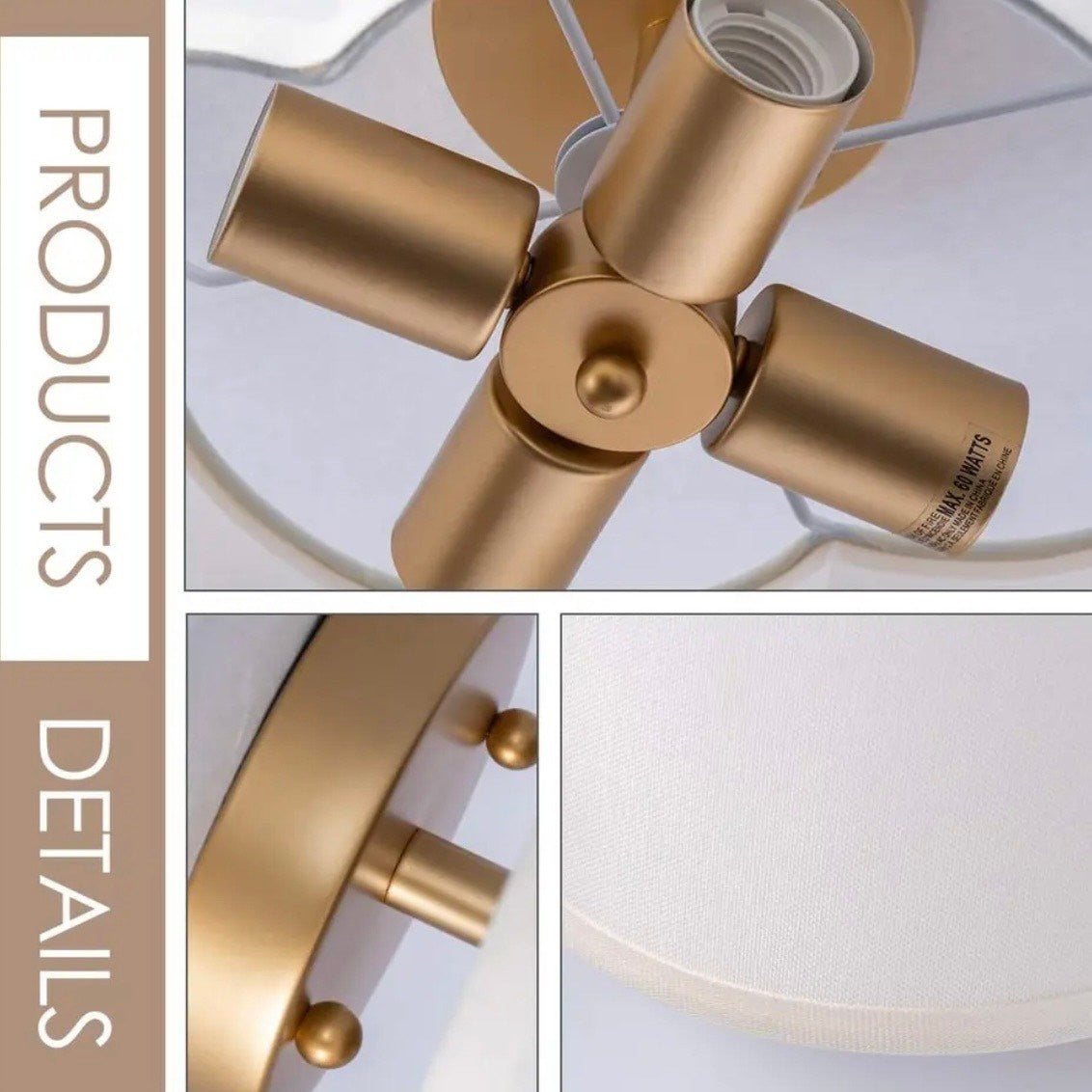 Viluxy Semi Flush Mount Ceiling Light