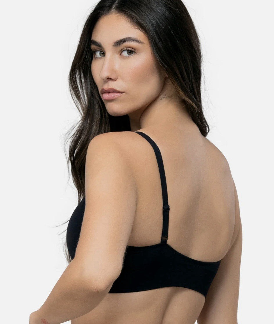 Underoutfit Neckline Pullover Bralette - 450 black, size XS