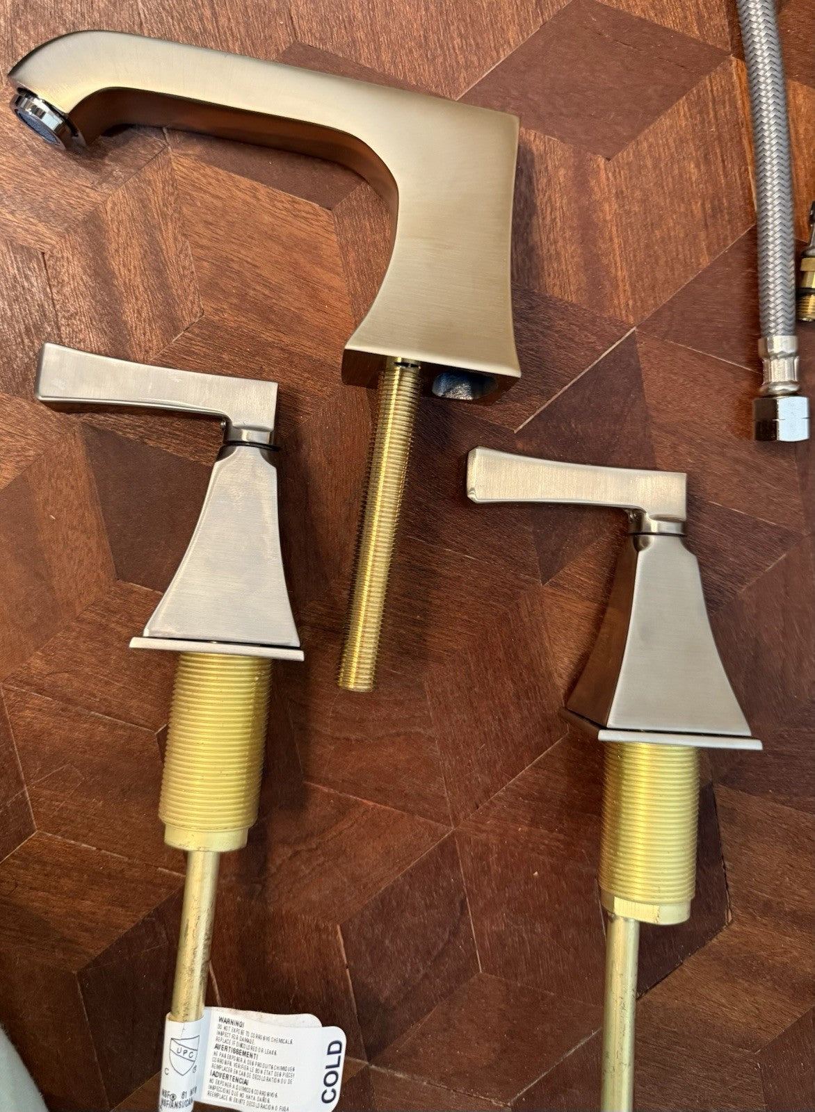 Kohler K‑454‑4V‑BN Memoirs Widespread Sink Faucet (Brushed Nickel)
