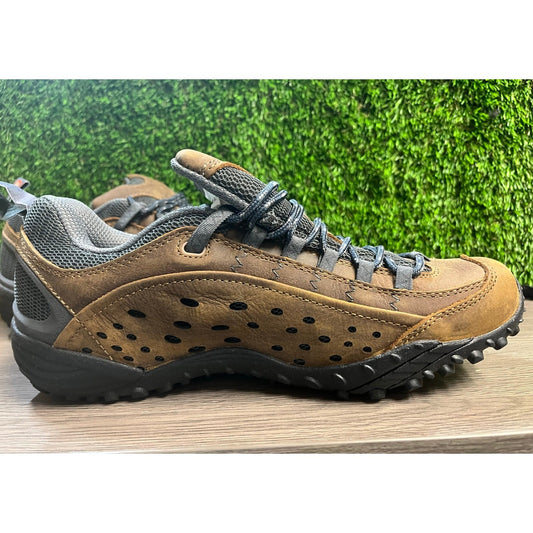New -Merrell Intercept Men’s Low Rise Hiking Shoe- brown, size 9
