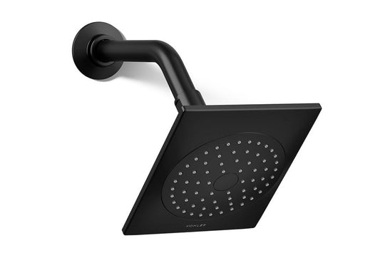 Kohler K-14786-BL Loure Single-Function Showerhead – Matte Black
