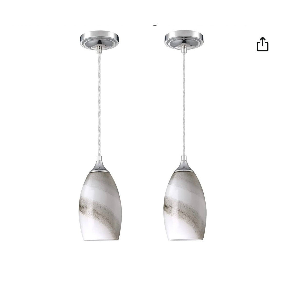 Doraimi Adjustable 2 pack Mini Hanging Pendant