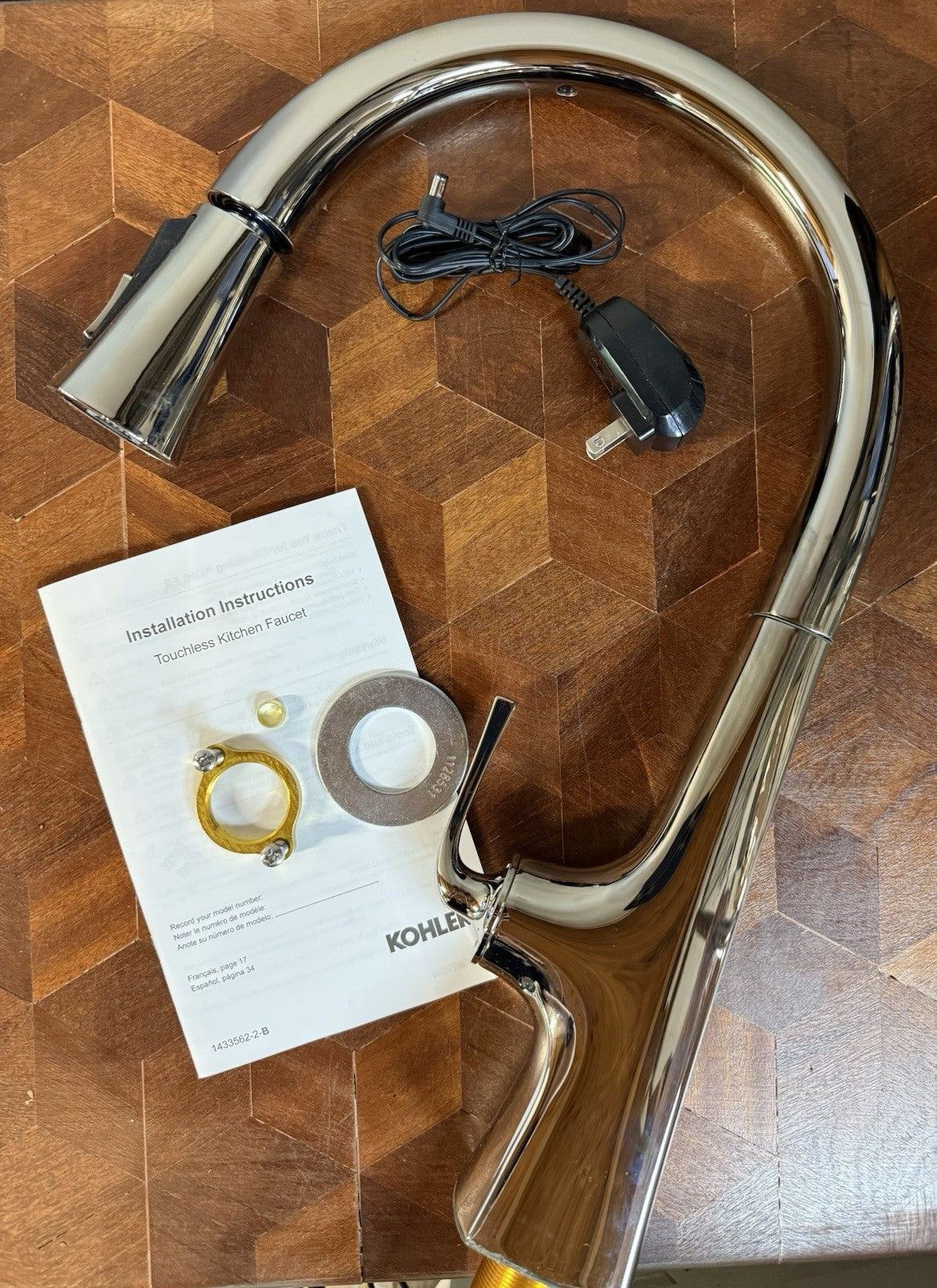 Kohler K-22068-SN Graze Touchless Pull-Down Kitchen Faucet – Polished Nickel