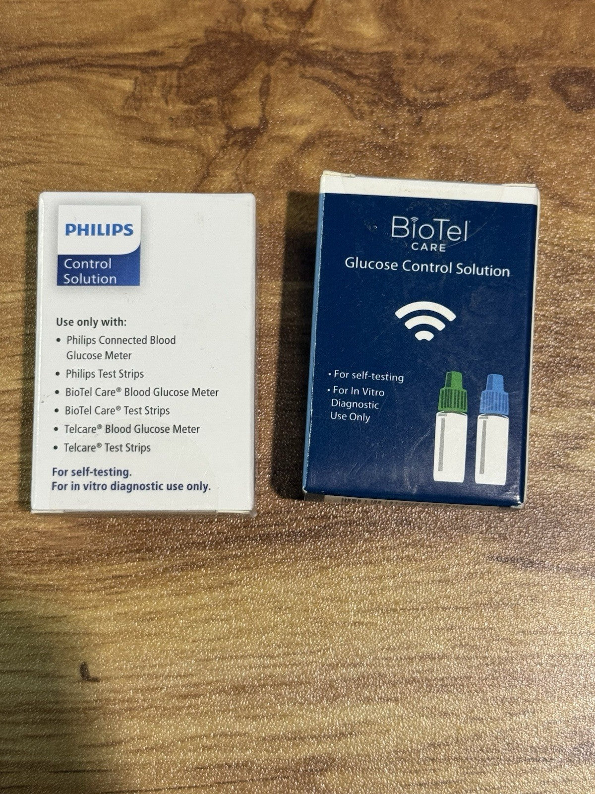 Philips Glucose Control Solution Level 1 & 2 Sealed Vials 2.5ml Each  exp8/6/25