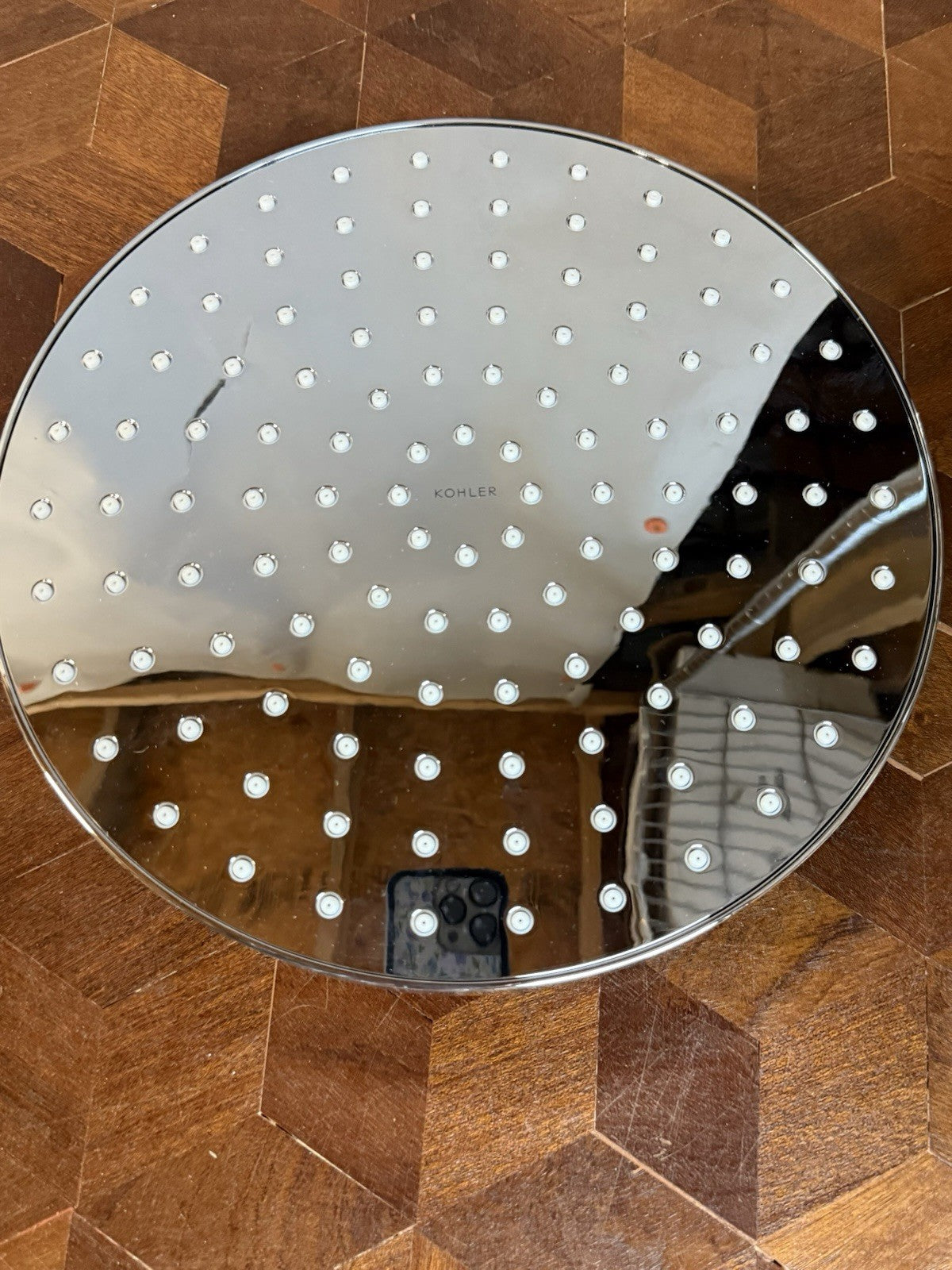 76465-G-CP Awaken 10 Inch Single-Function Rain Shower Head, 10 Fixed Round Rain
