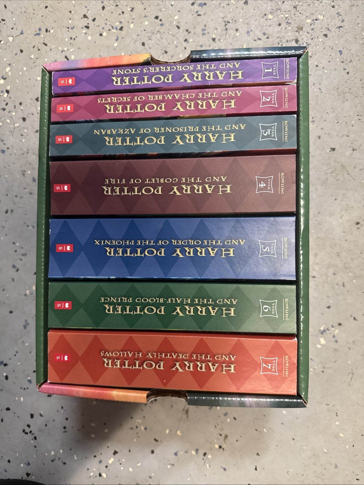 Harry Potter Books 1–7 Paperback Box Set w/ Slipcase – J.K. Rowling 2009