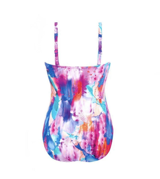 Amoena San Diego 71380 Floral Mastectomy Swimsuit One Piece Soft Cup 10 14 16