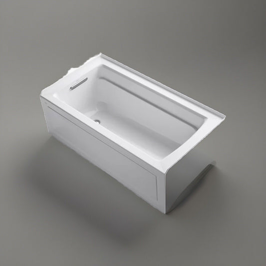 Kohler K-1123-law-0 Archer 60x32 Alcove Bath W/ Bask Heated Surface