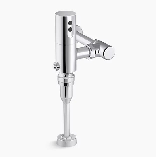 Kohler polished chrome urinal flushometer – 0.5 GPF modern plumbing fixture
