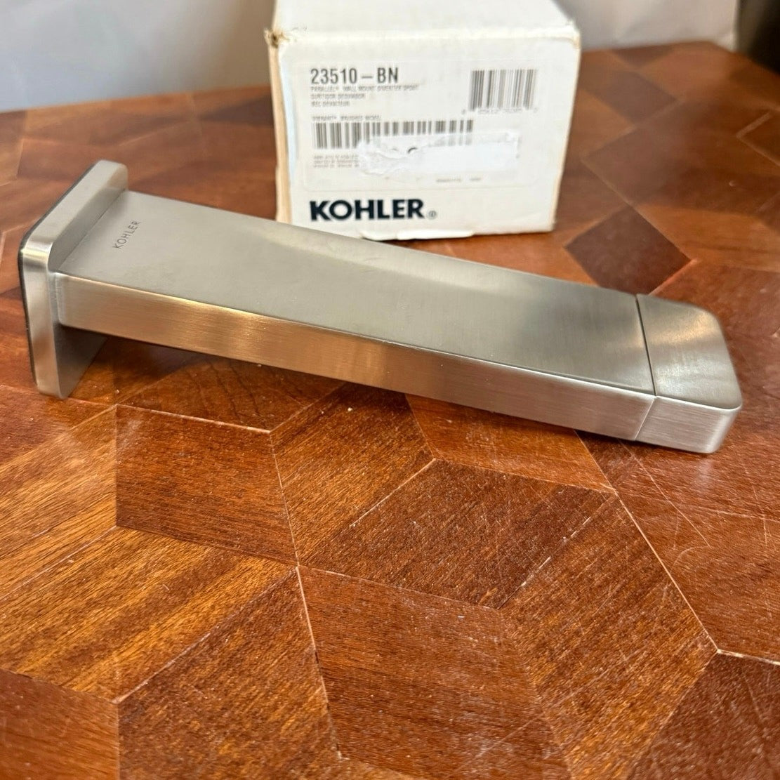 Kohler 23510-BN Parallel Wall Mount Bath Spout