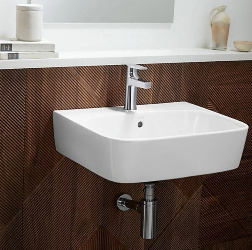 Kohler K-77767-1-0 ModernLife Wall-mount Rectangular Bathroom Sink with Overflow