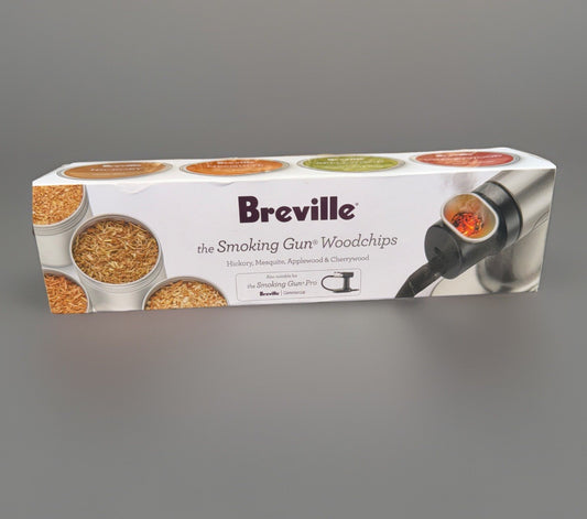 Breville BSM600AWC0NUC1 4 Flavor Smokehouse Wood Chips Kit for Smoking Gun