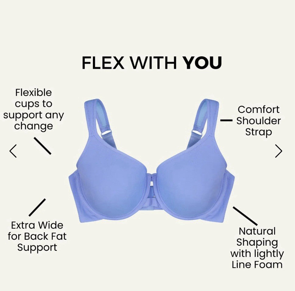 Underoutfit The  Ultimate Coverage Bra -1235,  Ultramarine, Size 36C