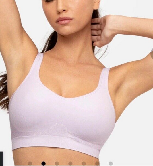 Underoutfit  Comfort Shaping Bra W/ Adjustable Straps- 459 lilac Size large