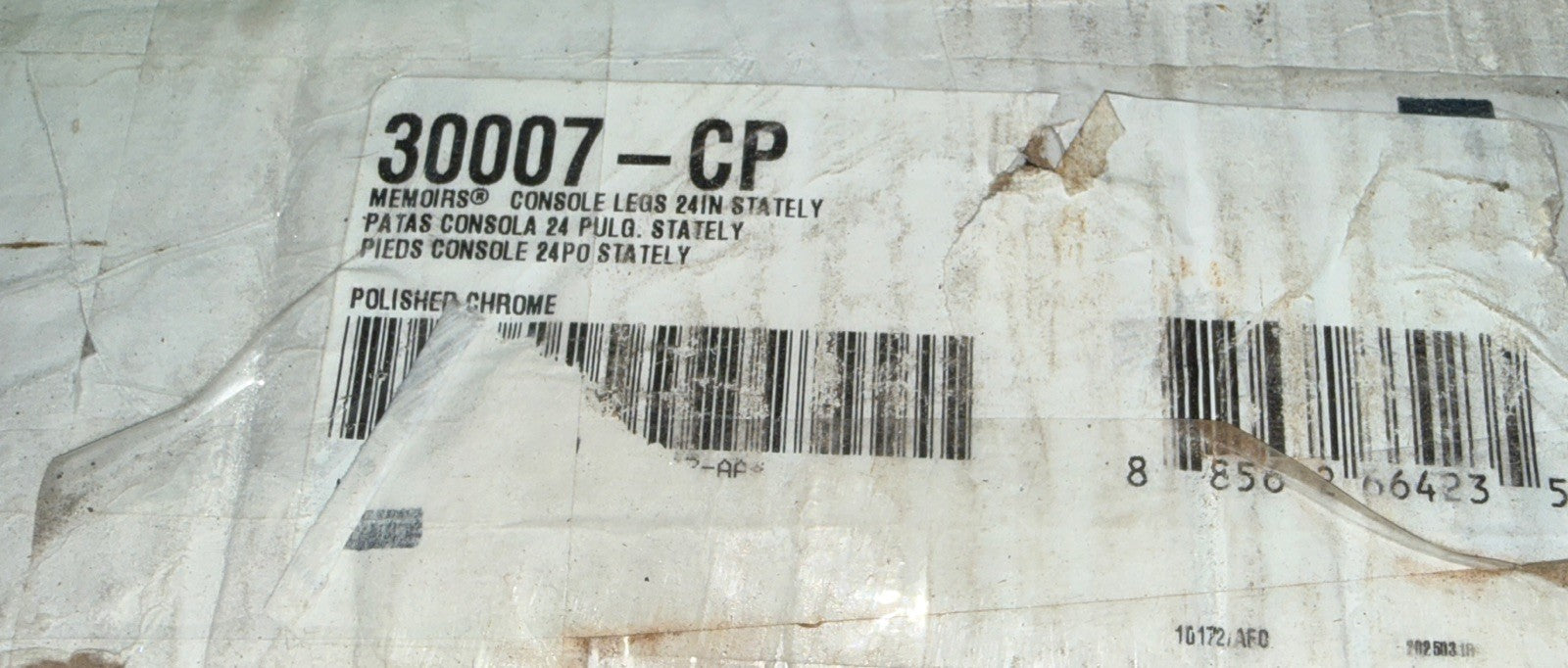 Kohler 30007-CP Bathroom Sink Legs – Polished Chrome