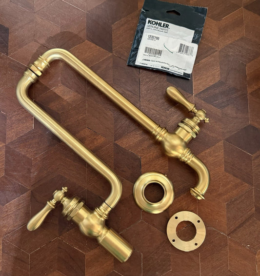 KOHLER Artifacts Kitchen Faucet 99270-2MB – Brushed Moderne Brass