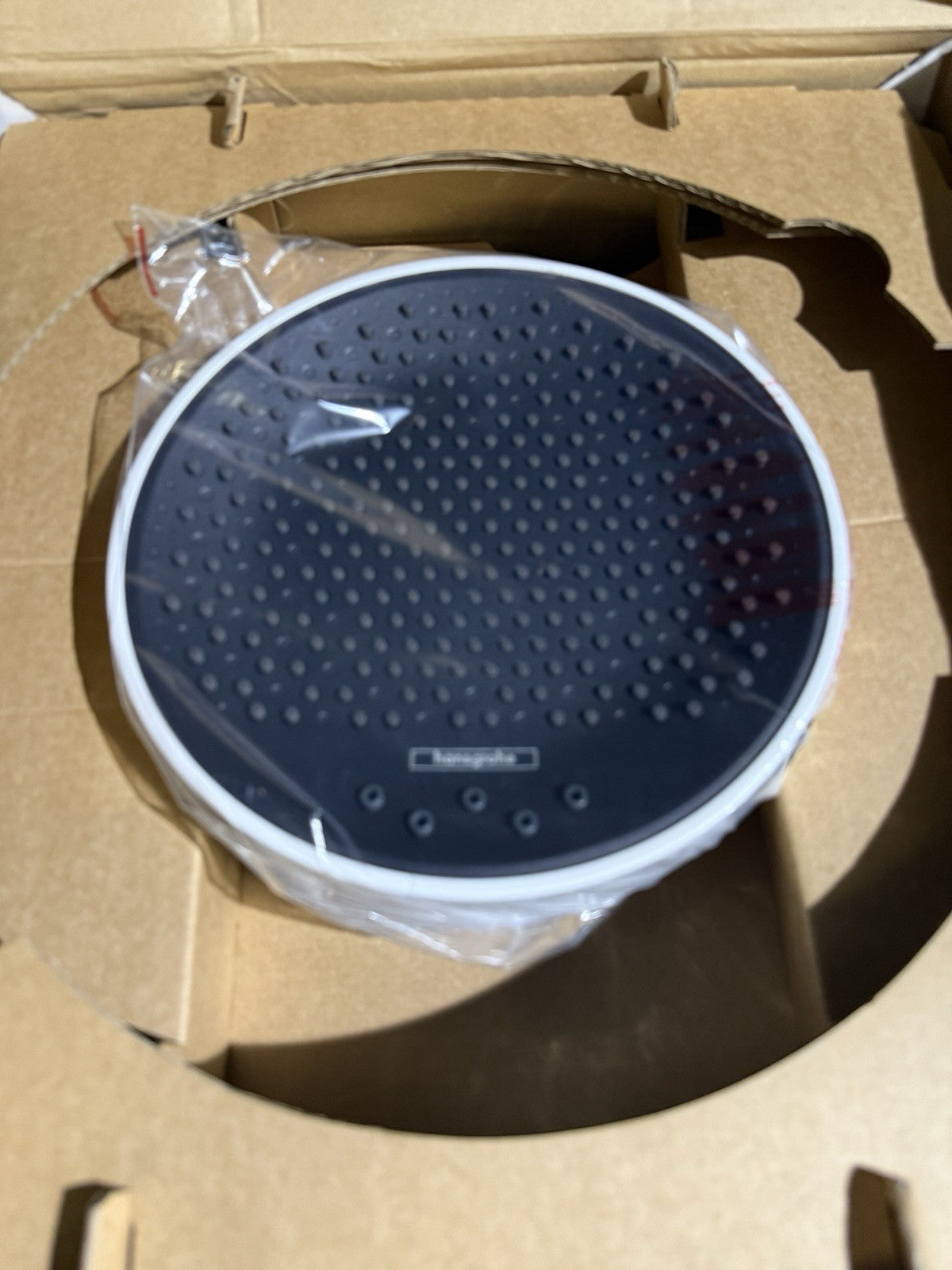 Hansgrohe 26232701 Rainfinity 3-Jet Showerhead – 2.5 GPM Matte White