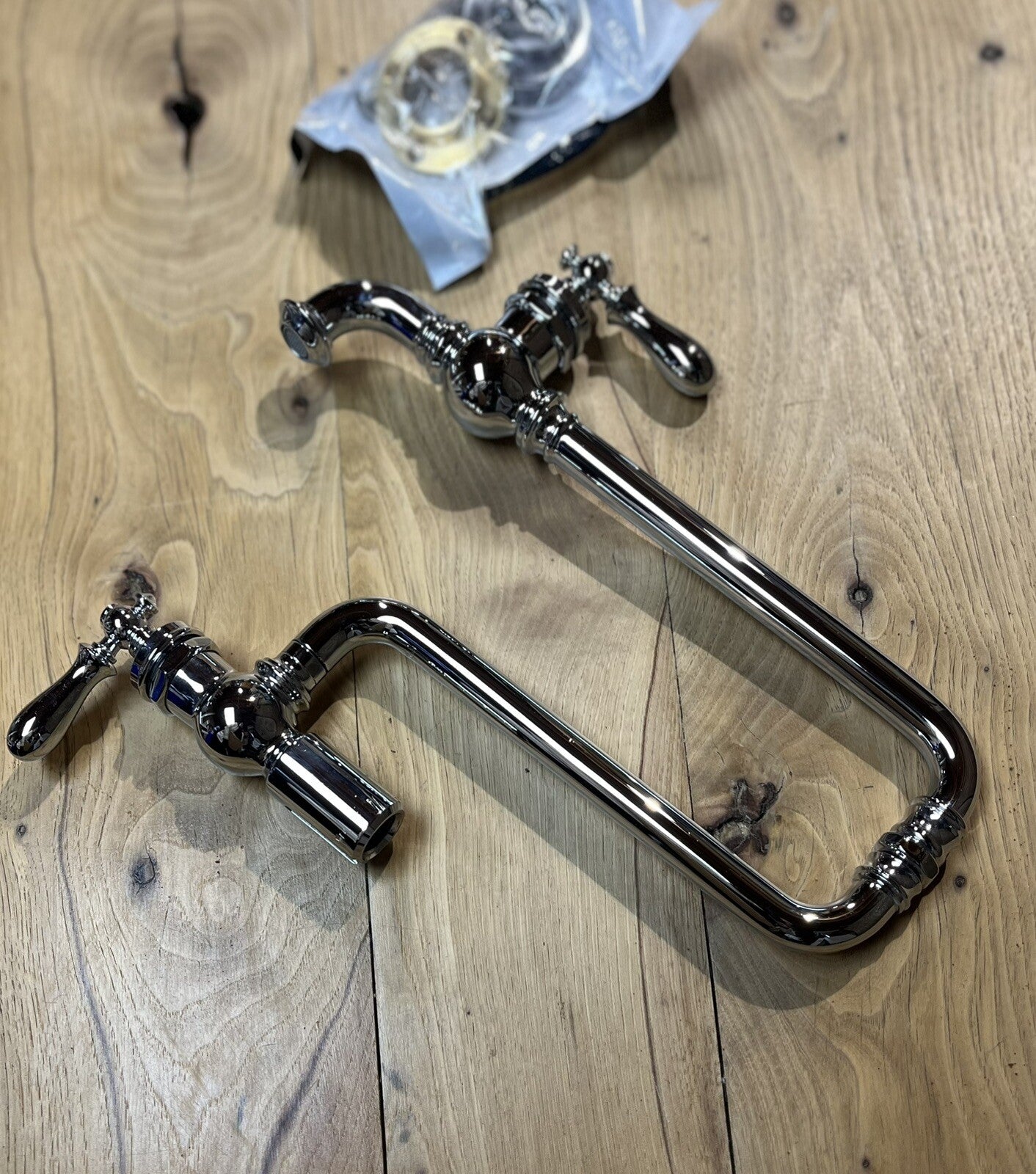 Kohler K-99270-CP Artifacts Wall Mount Pot Filler Faucet, Polished Chrome, Luxur