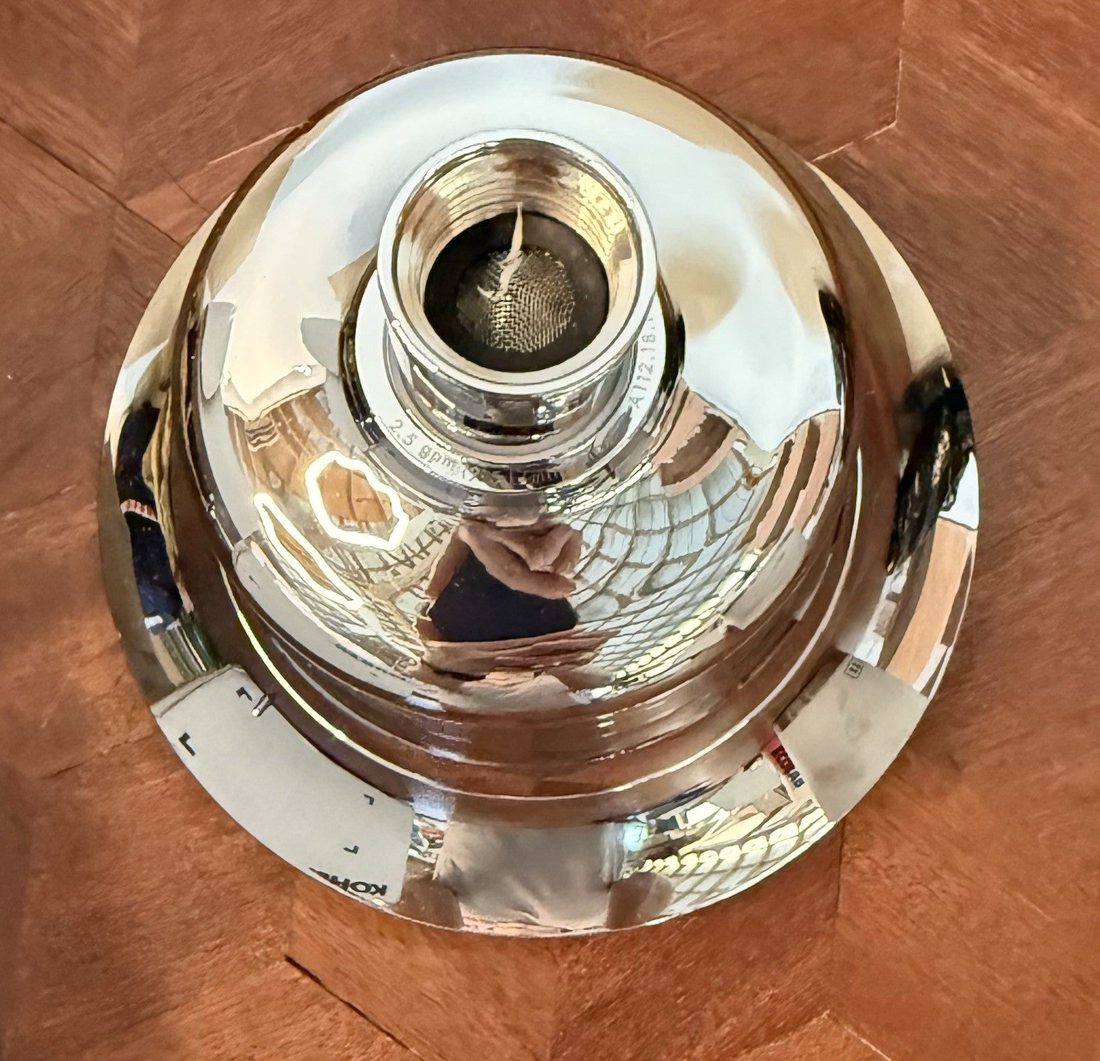 Kohler K-33631-Y-CP Cinq Filtered Shower Head 2.5 GPM Polished Chrome Round
