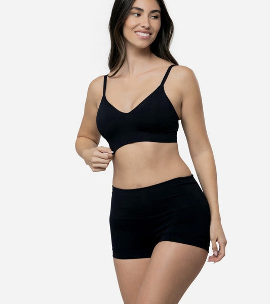 Underoutfit Neckline Pullover Bralette - 450 black, size XS