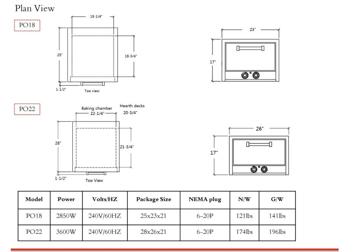 NSF 2850W Double Deck Electric Pizza Oven with Bakery Fire Stone,Stainless Steel