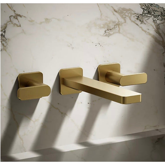 Kohler T27120-4-2MB Parallel Wall Mount Faucet Trim Brushed Brass Open Box