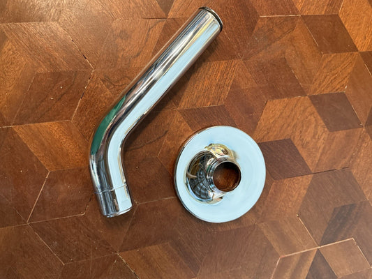 KOHLER 933-CP Purist Shower Arm & Flange, Chrome