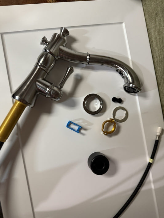 Delta 4197-DST Cassidy Pull-Out Kitchen Faucet - - Arctic Stainless