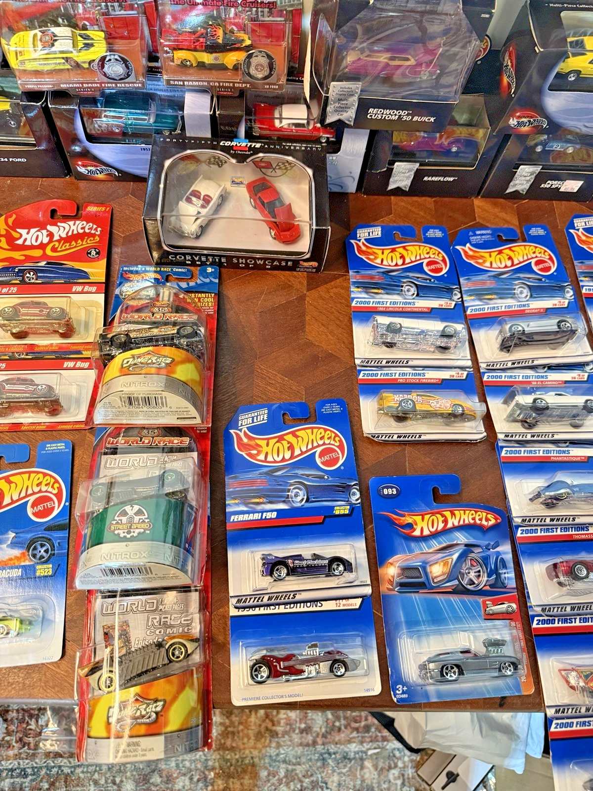 Hot Wheels Collection Lot – 75 Cars 🚗 First Editions, Classics, Rare Sets!