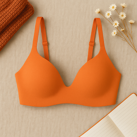 Underoutfit- 460 The Perfect Neckline Bra, size xl  Orange