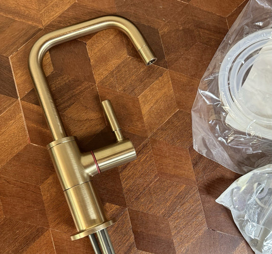 🏷️ Brizo Odin Instant Hot Water Faucet – Luxe Gold 1.0 GPM 61365LF-H-GL