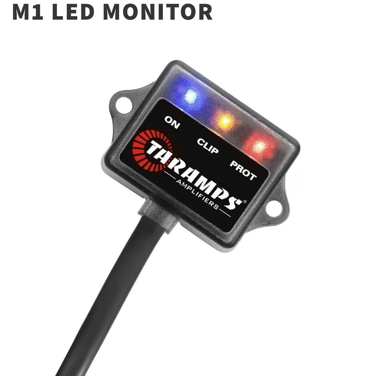 M1 LED Monitor Operational Status LED, On, Clip and Protection, Safety Car Audio