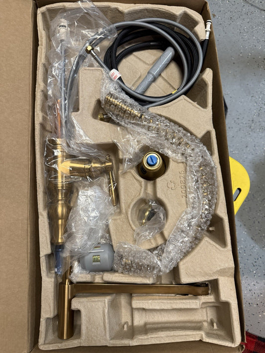 Moen Weymouth S73104BG Pulldown Spring Kitchen Faucet Brushed Gold